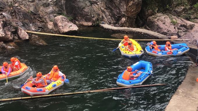 Riptide Raft View the bamboo sea, Fight riptide rafting! A wonderful team activity