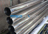 TP304 , TP316 Stainless Steel Sanitary Tubing , Mesh Belt Furnace Annealing