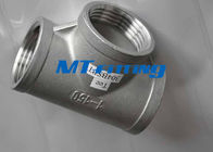 ASTM A815 Stainless Steel Butt Welded Fittings Equal / Reducing Tee Seamless