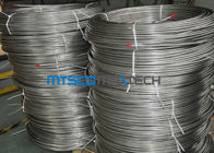 EN10216 - 5 Seamless Coiled Stainless Tube Bright Annealed / Pickled Surface