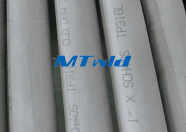 30Inch Sch10s Big Size Double welding stainless steel tubing For Oil And Fuild , ASTM A358