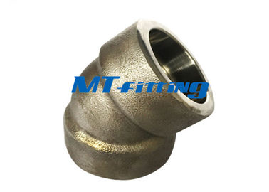 ASTM A182 Forged High Pressure Pipe Fittings  F304 / 304L Welded SS Eblow