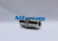 ASTM A182 Forged High Pressure Pipe Fittings F304L / 316L Threaded Hex Nipple