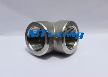 ASTM A182 / A105 Forged High Pressure Pipe Fittings , Stainless Steel 90 Degree Elbow