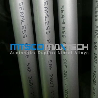 Seamless ASTM A790 2507 Cold Rolled Duplex Steel Pipe