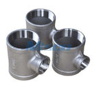 TEE 2'' BSP 150PSI ASTM A351 CF8 Stainless Steel Pipe Fittings Polish Surface
