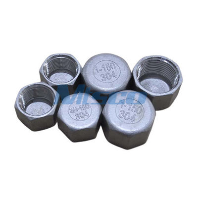 1/8in CF8 CF8M Steel Tube Cap Thread Connection ASTM A351 Metal Pipe Cap