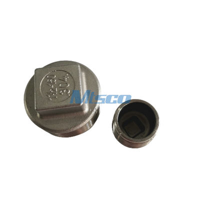 ASTM A351 304 316 Stainless Steel Square Plug Casting Pipe Fittings