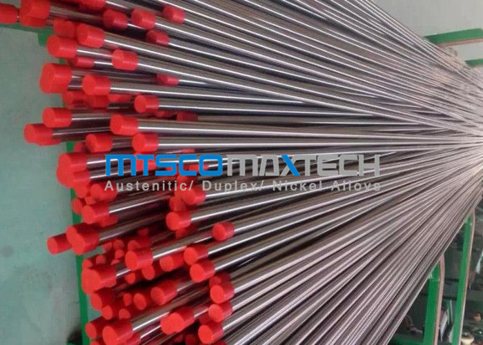 TP304 , TP316 Stainless Steel Hydraulic Tubing , Mesh Belt Furnace Annealing