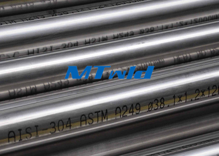 Heat Exchanger Stainless Steel Welded Tubing ASTM A270 / A249 For Papermarking