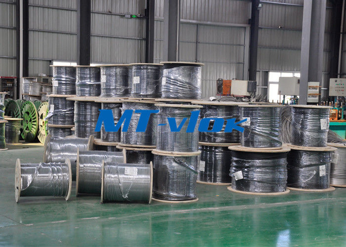 316L / 1.4404 Welded Coiled Seamless Stainless Steel Pipe For Multi - Core Tube