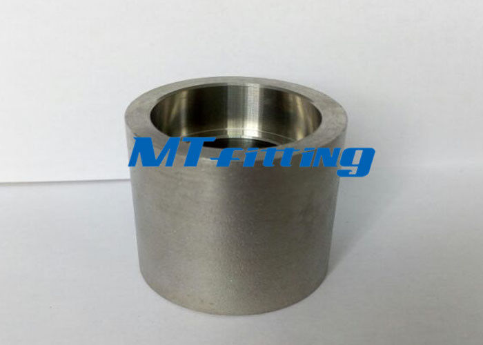 F321 9000LBS Forged High Pressure Pipe Fittings / Stainless Steel Half Coupling