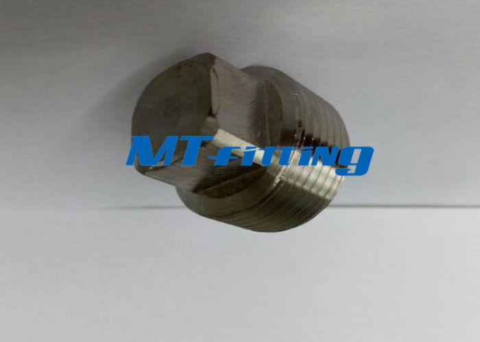 F316H 3000LBS Square Head Plug Forged Pipe Fittings Stainless Steel For Connection